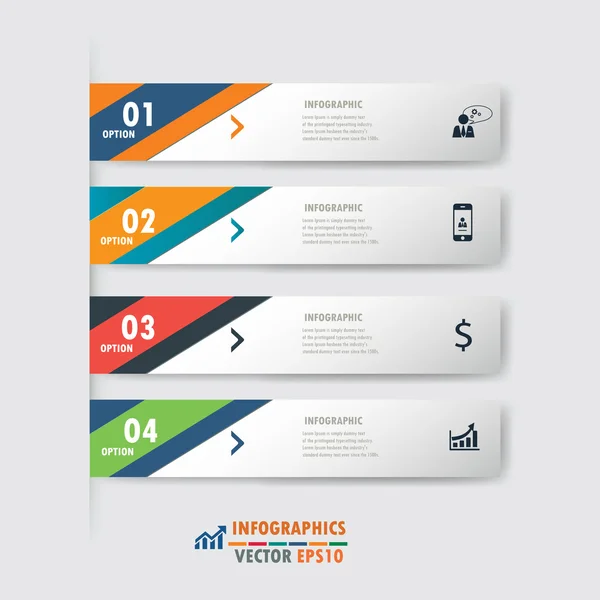 Infographic label design element.vector illustrator design template. — Stock Vector