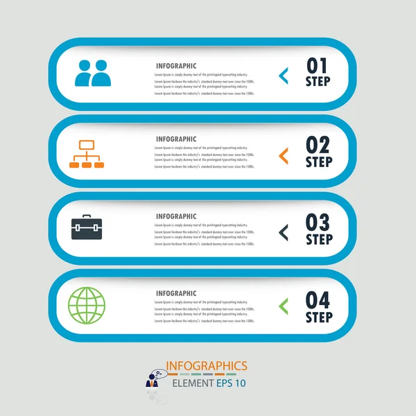 Elemento de diseño infográfico label.vector ilustrador plantilla de diseño . — Archivo Imágenes Vectoriales