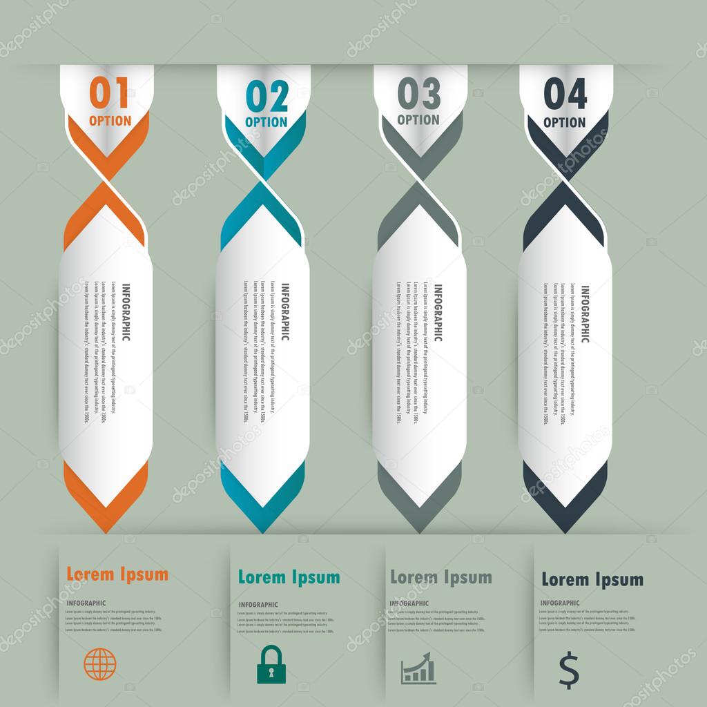 Infographic label design element.vector illustrator design template.