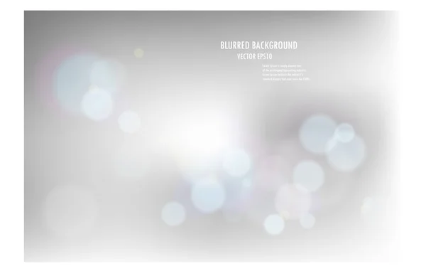 Vector illustration of soft colored abstract blurred light backg — Stock Vector