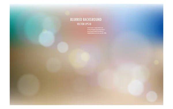 Εικονογράφηση φορέας μαλακό έγχρωμο αφηρημένη θολή backg φως — Διανυσματικό Αρχείο