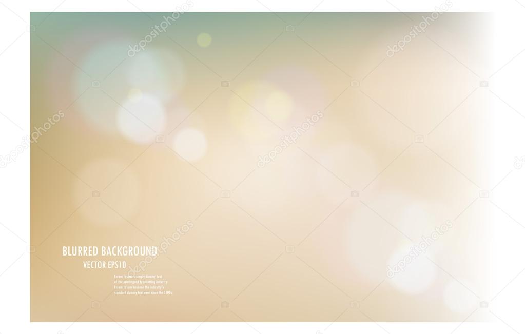 vector illustration of soft colored abstract blurred light backg