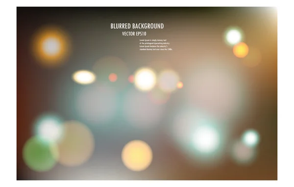 Vector illustration of soft colored abstract blurred light backg — Stock Vector