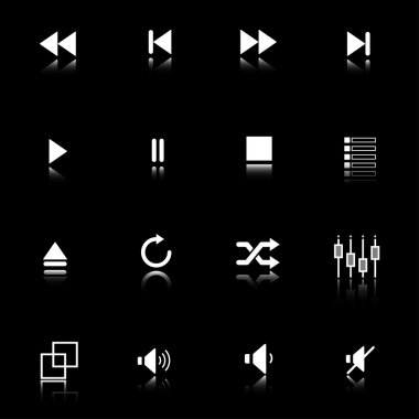 Media player ve web simgeler