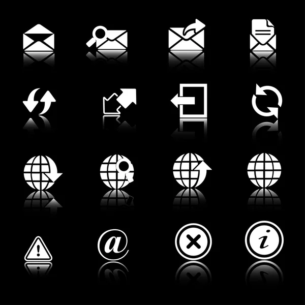 Internet and web icons — Stock Vector