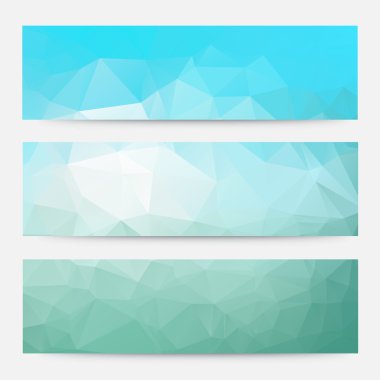 Afiş geometrik üçgen