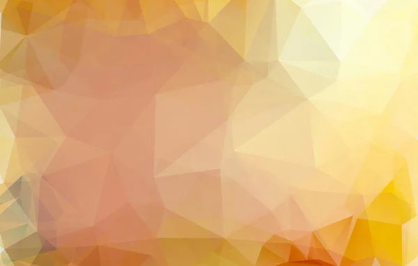 Orange polygonal background — Stock Vector