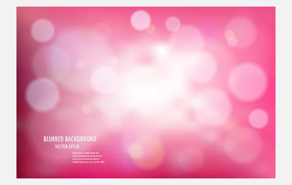 粉红色模糊背景 — 图库矢量图片