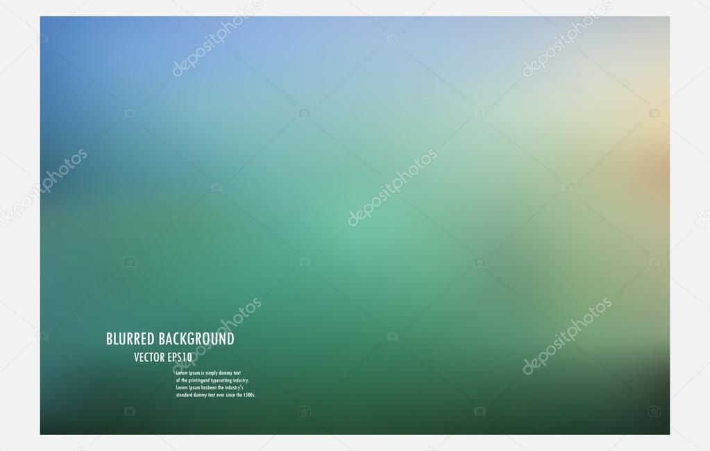 blur green background,colorful blurred background, vector illust
