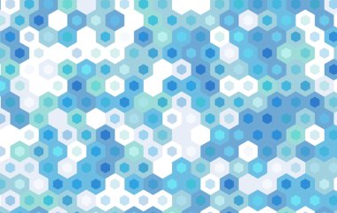 Mavi altıgen arka plan