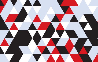 Soyut modern üçgen desen