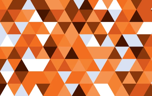 Fondo de patrón de triángulo naranja — Vector de stock