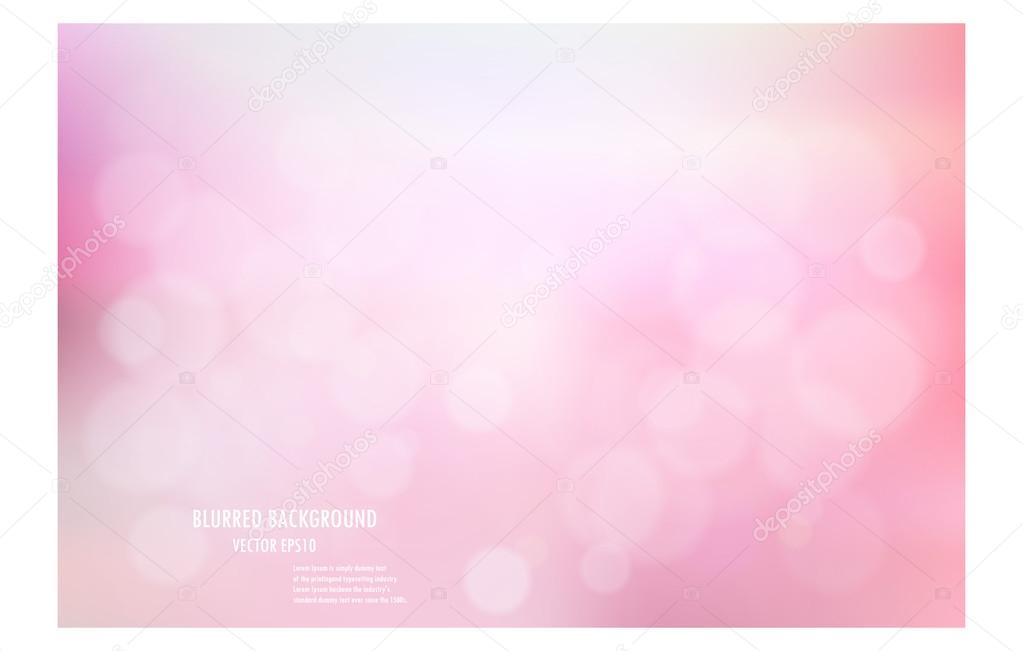 Pink abstract blurred background