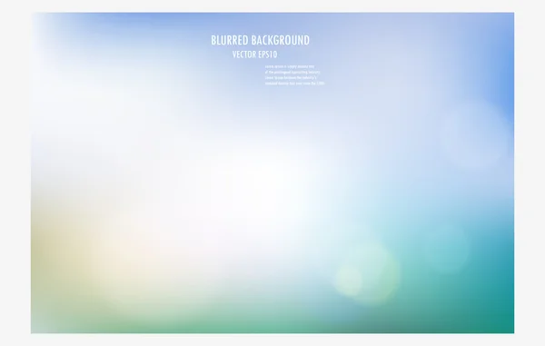 Soft colored abstract blurred background — Stock Vector