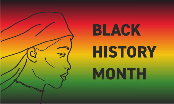 Black History Month - African-American History Month - background design for celebration and recognition in February. Symbol of fight against slavery, racism, prejudice and poverty.