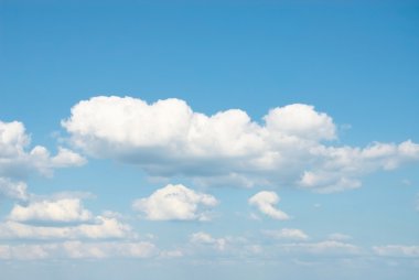 Bulutlu güzel gökyüzü