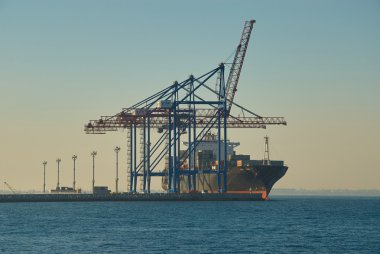 Odessa Port büyük konteyner gemisi