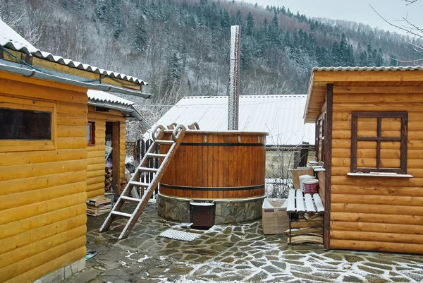 Ulusal Ukrayna ahşap su spa küveti