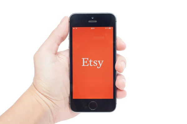 IPhone 5'ler ile Etsy app
