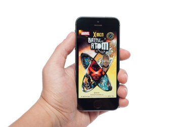 Pavlograd, Ukrayna - 31 Ekim 2014: Marvel X-Men Atom Savaşı 