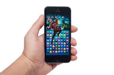 Pavlograd, Ukrayna - 31 Ekim 2014: Marvel Puzzle Quest th
