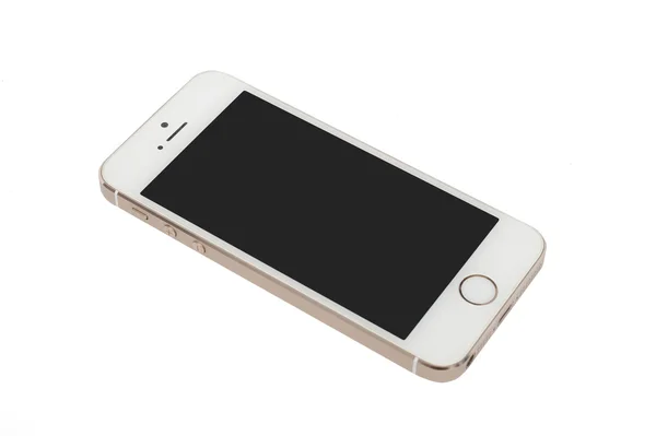 Павлоград, Украина - 4 декабря 2014 г.: Apple Gold iPhone 5S isol — стоковое фото