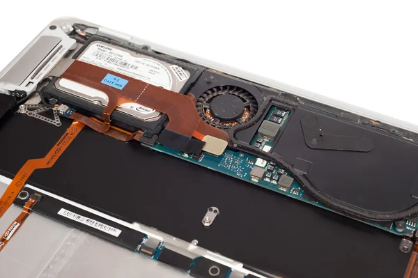 Pavlograd, Ukrayna - 13 Aralık 2014: Onarım Macbook Air