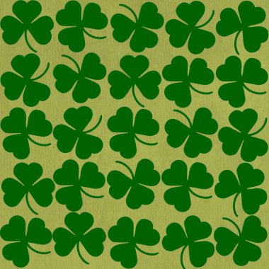 St. Patrick'ın gün arka planda yeşil renkler. Seamless modeli