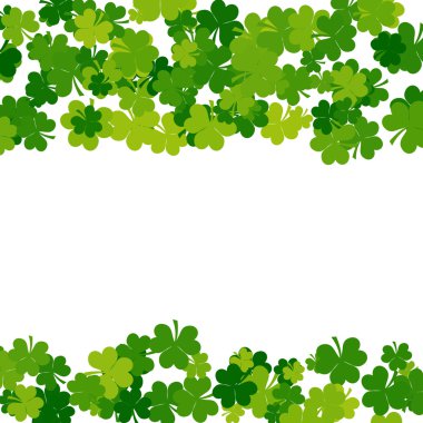 St. Patrick'ın gün arka plan metin için yer ile yeşil renklerde