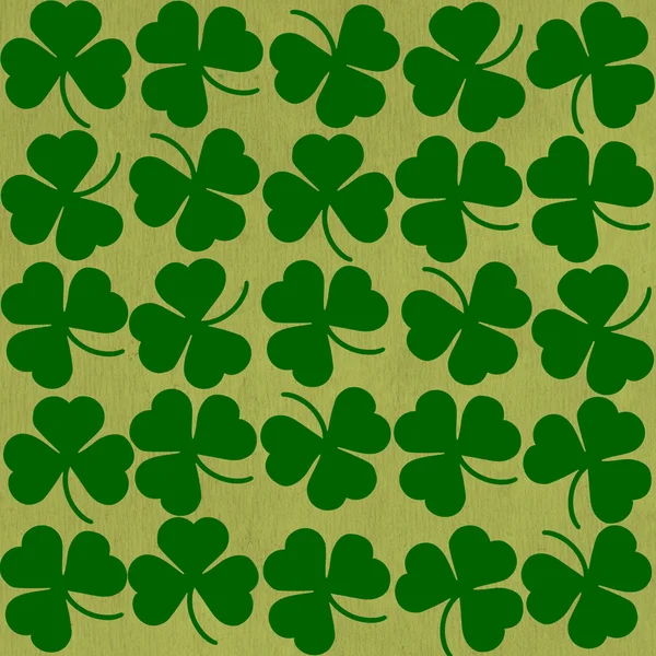St. Patrick 's Day Hintergrund in grünen Farben. nahtloses Muster — Stockfoto