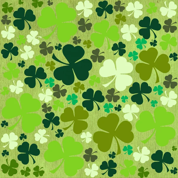St. Patrick'ın gün arka planda yeşil renkler. Seamless modeli