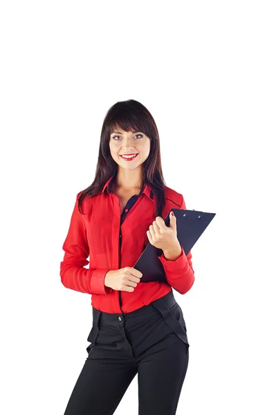 Young beautiful business woman — Stock Photo, Image