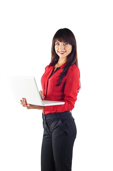 Young adult brunette woman — Stock Photo, Image