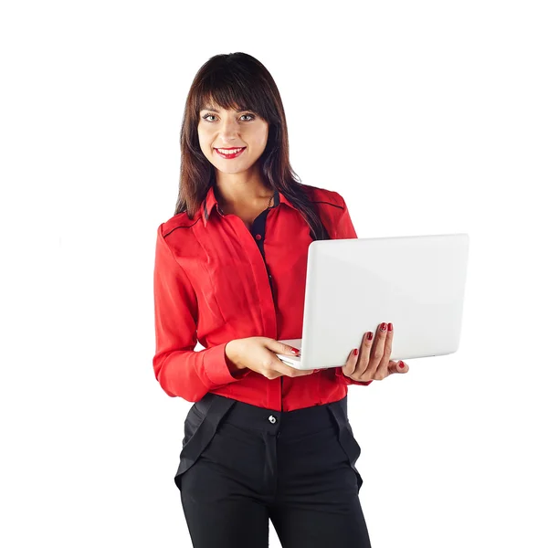 Young beautiful business woman — Stock Photo, Image