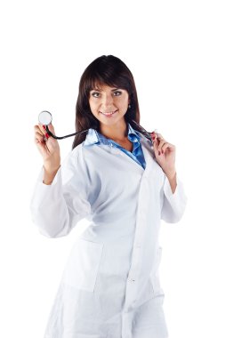 Bir doktorun portresi.