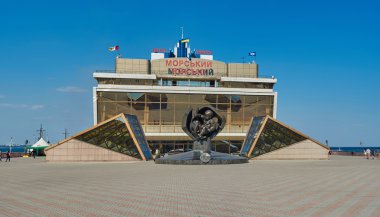 Marine Station in Odessa clipart