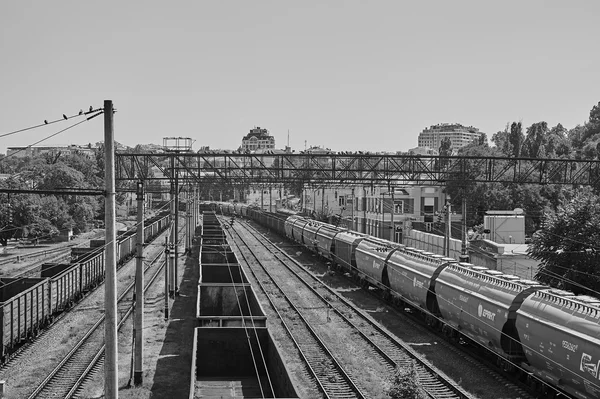 Odessa port järnvägsinfrastruktur — Stockfoto