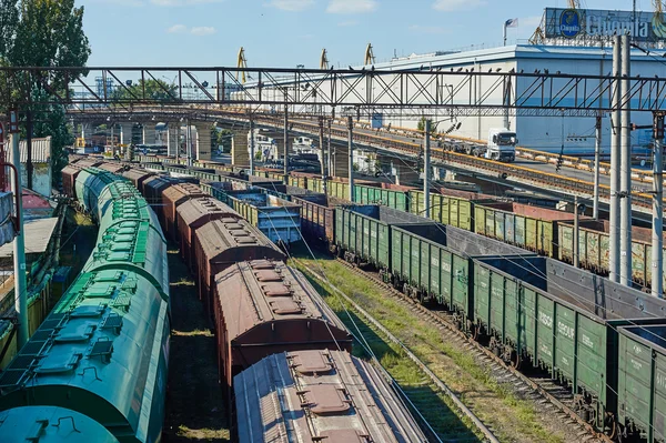 Odessa port järnvägsinfrastruktur — Stockfoto