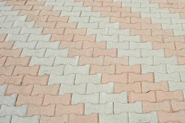 Background of sett. Cobblestone pavement — Stock Photo, Image