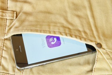 iPhone 5'ler Viber için mobil uygulaması ile