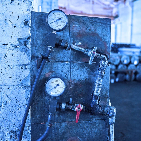 Sistemas de tuberías, equipos industriales — Foto de Stock