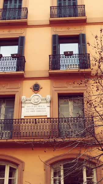 Usandizaga müzisyen evi San Sebastian Downtown — Stok fotoğraf