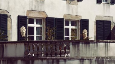Urrugne Fransa Bask Bölgesi balkon
