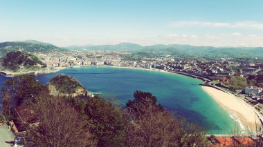 San Sebastian Aerial Panorama