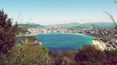 San Sebastian hava Panorama görünüm