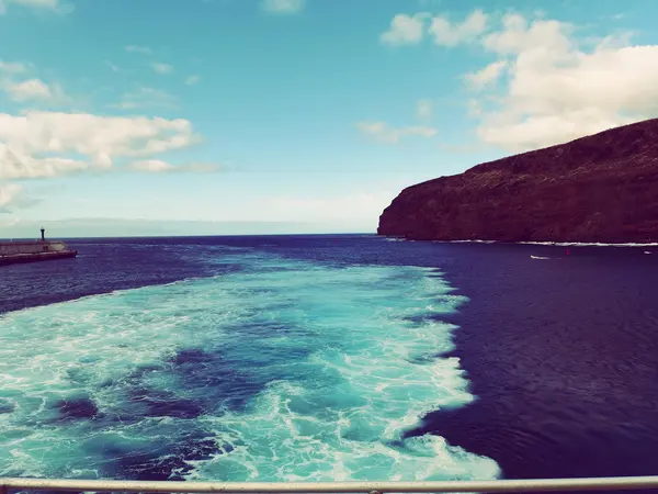 La Gomera Kanarieöarna på Harbor — Stockfoto