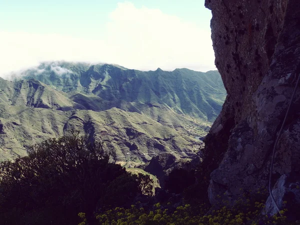 La Gomera Canarische Bergen La Laja — Stockfoto