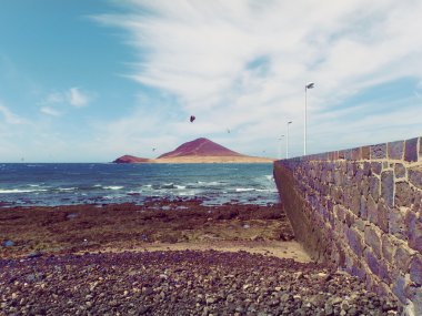 Tenerife El Medano Canary Islands Spain clipart