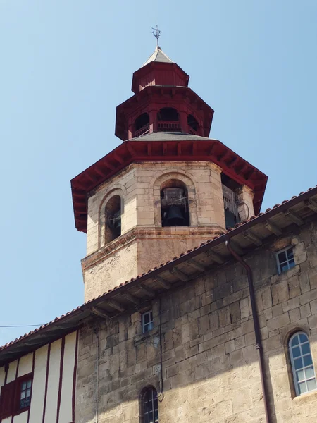 Sokoa der Glockenturm ciboure — Stockfoto