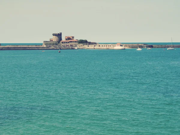 Sokoa eski kale Saint Jean de Luz Fransa Seaside — Stok fotoğraf